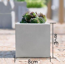 Load image into Gallery viewer, Succulent Flowerpot Mold Homemade Bonsai Cement Mold Silicone Mold Concrete Mold Custom Cement Silicone
