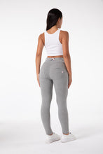 Load image into Gallery viewer, Shascullfites melody cotton bum lifting leggings booty shaping gray push up pants women
