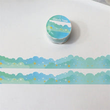 Load image into Gallery viewer, Ins Cute Stars And Clouds Border Decoration And Paper Tape
