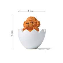 Load image into Gallery viewer, Teddy Dog Hand-made Miniature Landscape Gardening Doll
