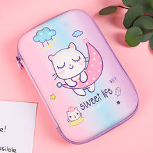 Load image into Gallery viewer, Cute Square Large Capacity Cartoon Anime Hand Account Stationery Box
