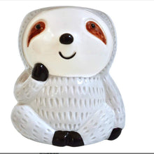 Load image into Gallery viewer, Simple Ceramic Succulent Breathable Sloth Flower Pot
