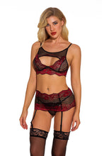 Load image into Gallery viewer, European And American Lace Mesh Underwear Set
