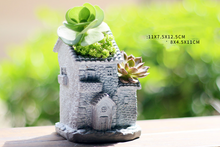 Load image into Gallery viewer, Creative Succulent Retro Hut Xiaoyang Building Flower Pot
