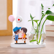 Load image into Gallery viewer, Vase Flower Arrangement Ornaments Glass Transparent Water Grow Flowers
