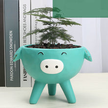 Load image into Gallery viewer, Simple Small Desktop Home Animal Flowerpot
