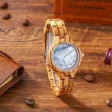 Load image into Gallery viewer, Sandalwood Watch Original Quartz Movement Wood
