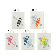 Load image into Gallery viewer, Iron Paper Clip Bookmark School Supplies
