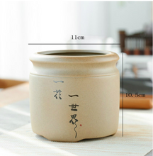 Load image into Gallery viewer, Succulent Flower Pot With Tray Ceramic Medium And Large
