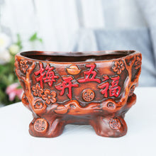 Load image into Gallery viewer, Retro Fortune Tree Ceramic Flower Pot Desktop Pendulum
