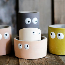 Load image into Gallery viewer, Big Eyes Cute Small Flower Pot Flower Vase Table Top
