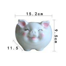 Load image into Gallery viewer, Simple Nordic Cartoon Animal Succulent Flower Pot Ceramic Decorative Ornaments
