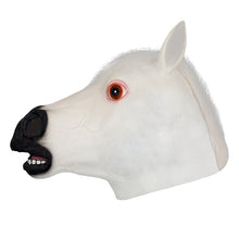 Load image into Gallery viewer, Halloween Latex Mask Animal Horse Head
