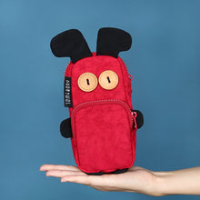 Load image into Gallery viewer, Creative Funny Rabbit Large-capacity Cute Three-color Patch Pencil Bag
