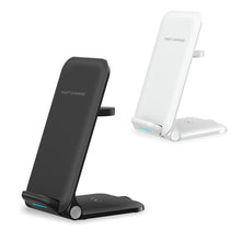 Load image into Gallery viewer, Desktop Vertical Multifunctional Three-in-one Wireless Charger

