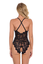 Load image into Gallery viewer, European And American Lace Perspective Backless Jumpsuit
