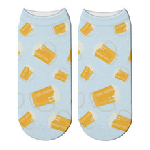 Load image into Gallery viewer, Beer Beer Print Socks, Women's Boat Socks, Adult Socks
