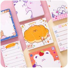 Load image into Gallery viewer, Memo Paper Small Notebook Sticky Notes Creative Cute Cartoon Stationery
