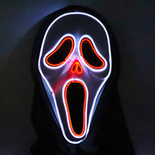 Load image into Gallery viewer, Halloween Scary Skull LED Glowing Screaming Mask
