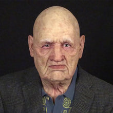 Load image into Gallery viewer, Halloween Bald Old Man Mask Old Grandpa Headgear Props
