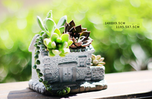 Load image into Gallery viewer, Creative Succulent Retro Hut Xiaoyang Building Flower Pot

