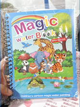 Load image into Gallery viewer, Children's creative magic magic water painting book
