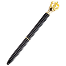Load image into Gallery viewer, Crown Band Diamond Metal Ballpoint Pen Scepter Metal Pen Fashion Gift Pen
