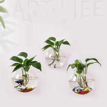 Load image into Gallery viewer, Hanging Utensils Hanging Wall Glass Flower Pots
